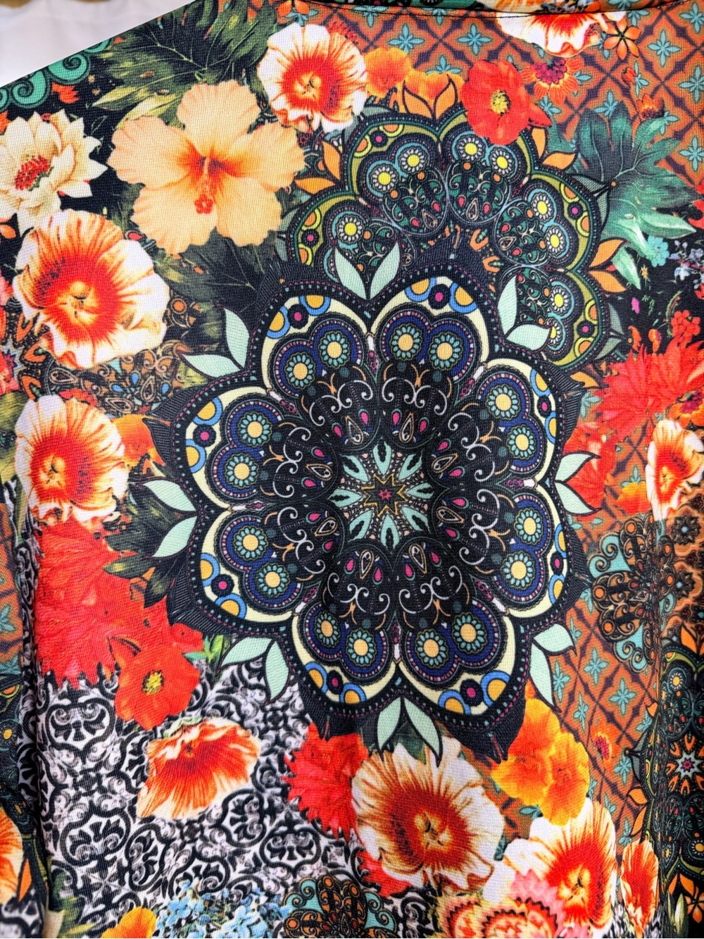 Princess Cruises Floral Mosaic Zip-Up Track Jacket - Vibrant Multi NWOT - Picture 7 of 12
